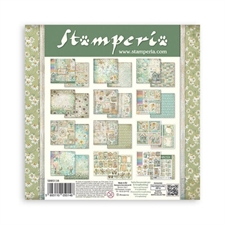 Stamperia Paper Pack 8x8" - Daisy Art (lille)